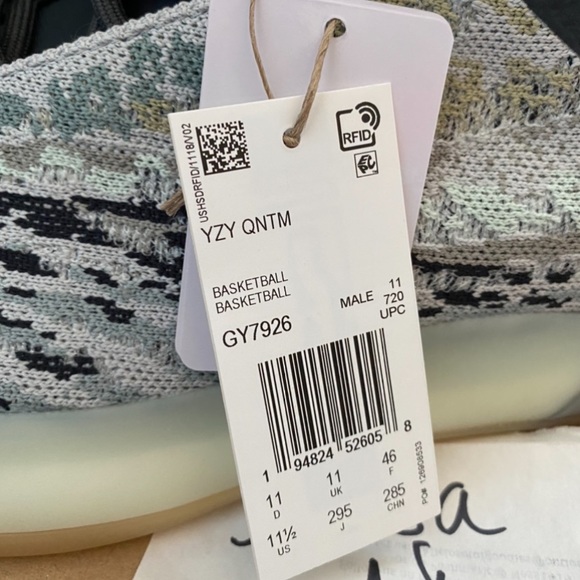 Yeezy QNTM “Sea Teal” - Picture 4 of 7